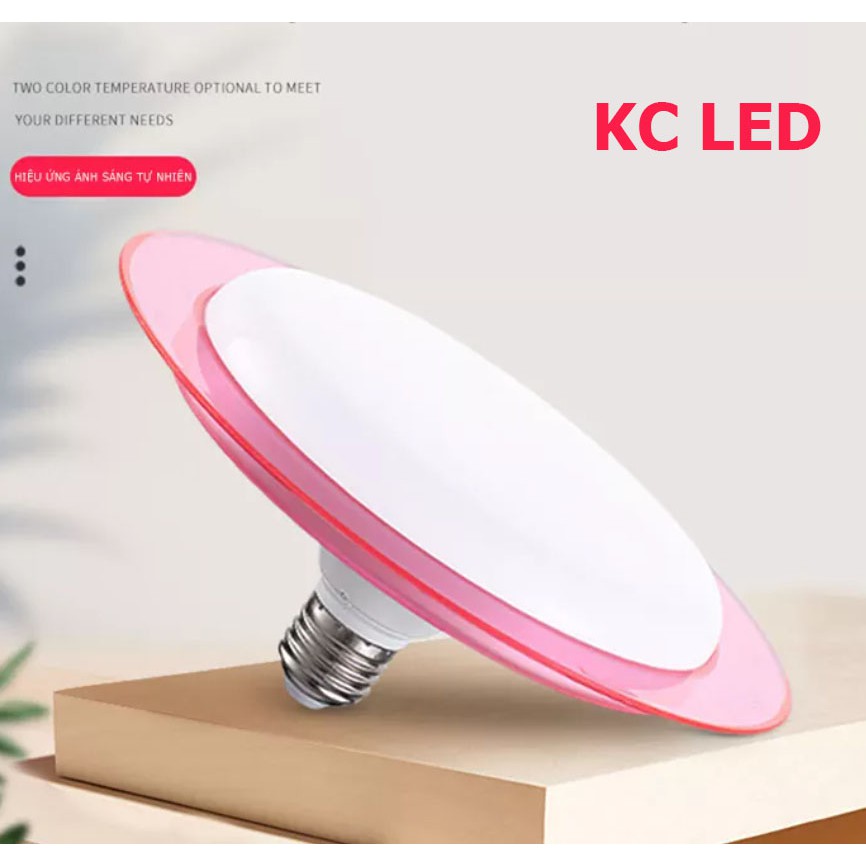 Đèn led UFOcao cấp 24W-36W-50W （giao ngẫu nhiên tím hoặc hồng, ánh sáng đều là trắng）