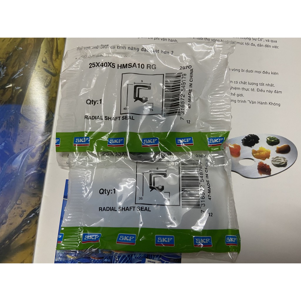 Phốt chặn SKF dành cho mâm sau Honda Winner