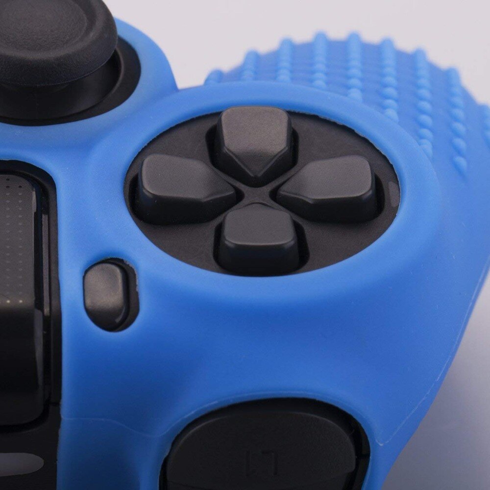 PLAY STATION Vỏ Bọc Silicone Chống Trượt Cho Tay Cầm Chơi Game Play Station 4 Dualshock 4 Ps4 Pro Slim + 2 Nút Bấm