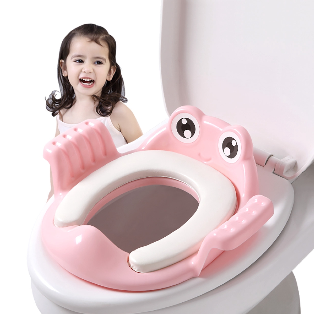 Ghế Ngồi Toilet Cỡ Lớn Họa Tiết Hoạt Hình Dễ Thương Cho Bé