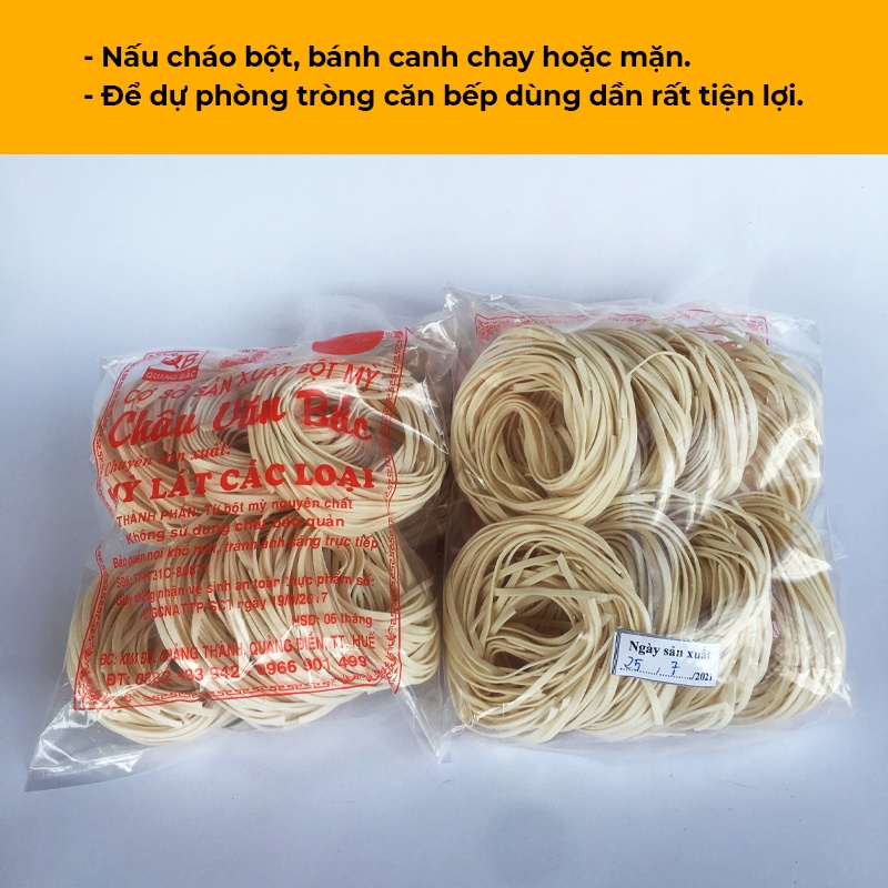 Bột mì lát khô đặc sản Huế làm quà đa dụng, thực phẩm chay chế biến sẵn ăn liền | BigBuy360 - bigbuy360.vn