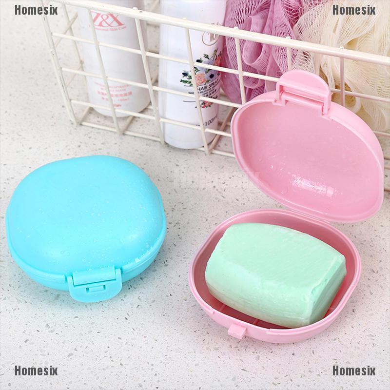 [zHMSI] Bathroom Dish Plate Case Home Shower Travel Hiking Holder Container Soap Box TYU