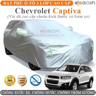 Bạt trùm che phủ dành cho xe Chevrolet Captiva vải dù oxford 3 lớp cao cấp - OTOALO