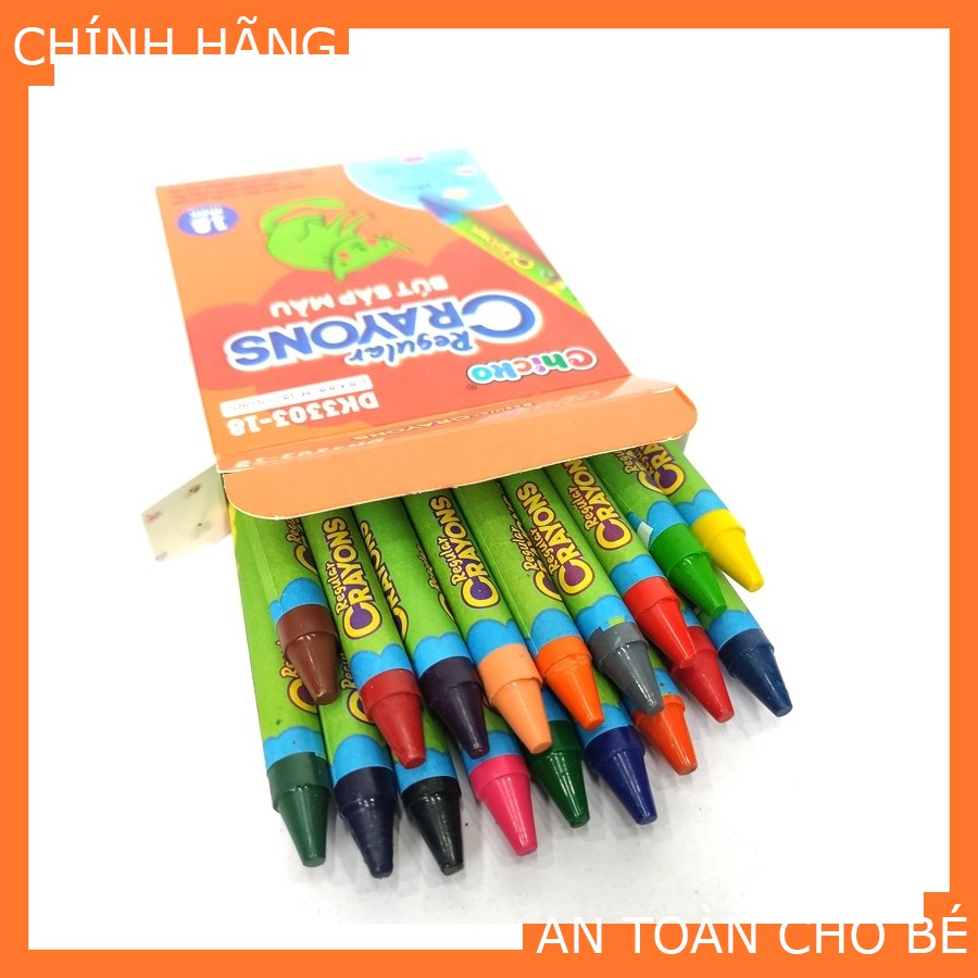 Bút Sáp Màu DUKA Regular Crayons - 18 Màu [An Toàn Cho Bé]