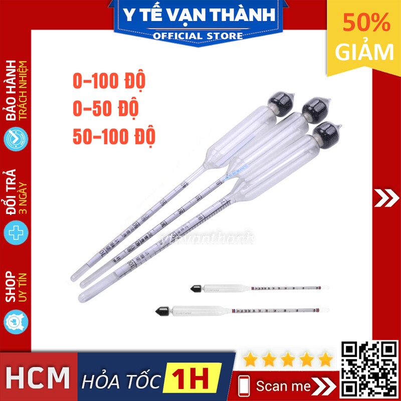 ✅ Cồn Kế, Tửu Kế- OEM, Đo độ cồn -VT0551