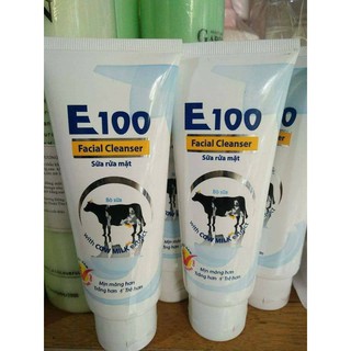 Sữa rửa mặt E100 sữa bò loại lớn 80ml