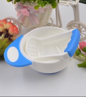 Bát nghiền ray hoa quả cho bé