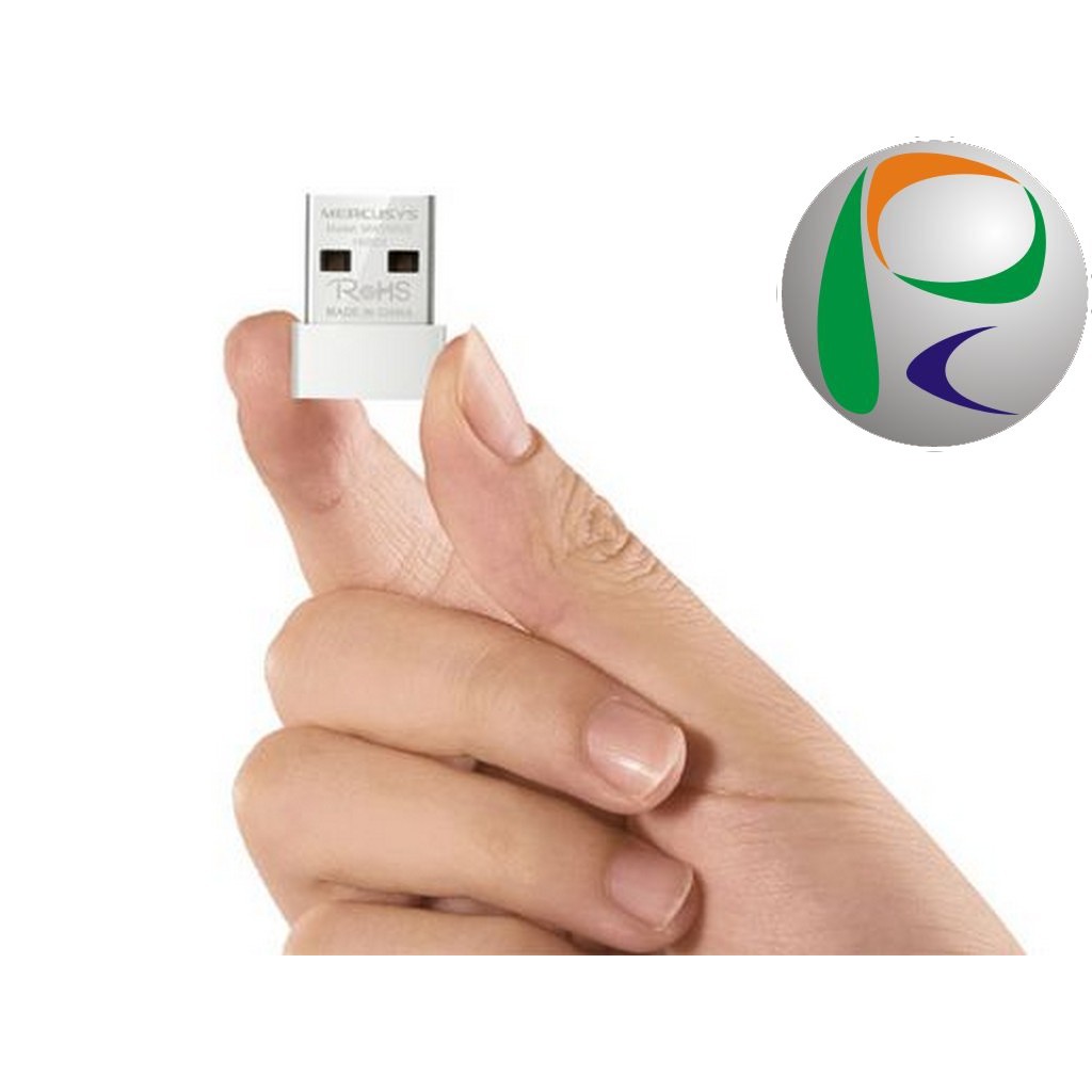 Bộ Thu Wifi Không Dây Chuẩn N Mini USB Mercusys MW150US (150Mbps) - Hàng Chính Hãng