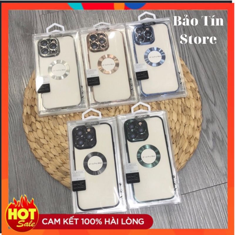 Ốp Hở Táo có kính bảo vệ camera_viền mạ kim loại hot trend 2022 cho các dòng iphone 7pl-13promax