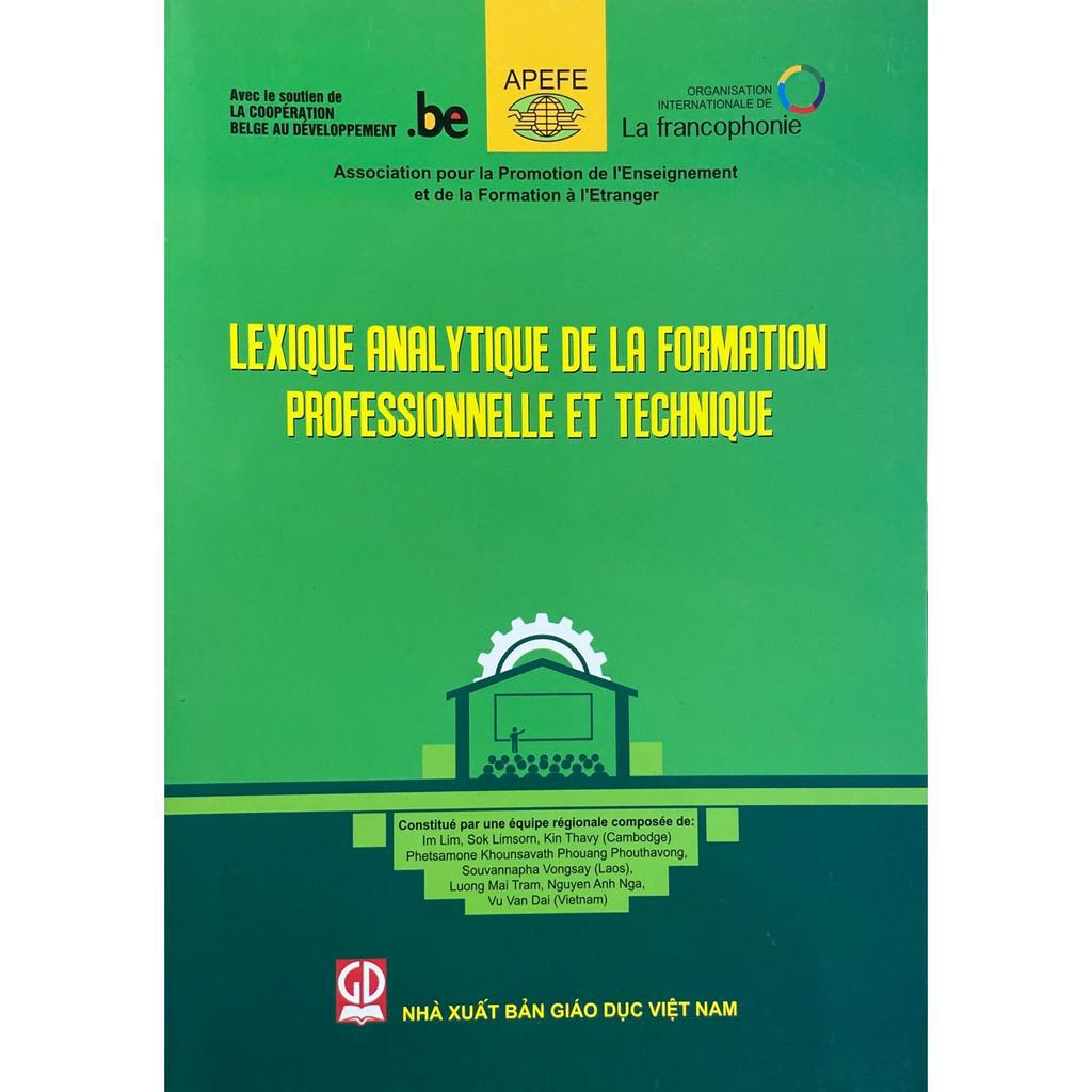 Sách - Lexque Analytique De La Formation Professionnelle Et Technique
