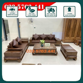 HÀNG LOẠI 1 - Sofa 2 văng đùi gà gỗ sồi nga sofa sofa giường sofagiuong sofa gỗ sofa go sofa goox sofa phòng khách sofas