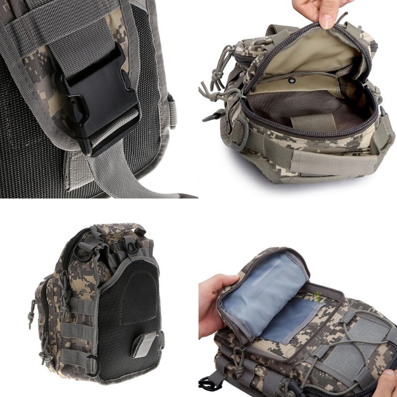 Túi đeo chéo nam Army vải bố dày siêu bền phong cách quân đội đi phượt du lịch chống thấm nước