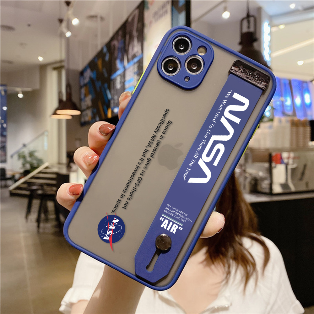 Samsung Galaxy A51 A71 A72 A52 A52S A42 A32 A12 A02 M02 A02S A7 2018 4G 5G Cho Ốp lưng điện thoại In Hình wristband Cover NASA