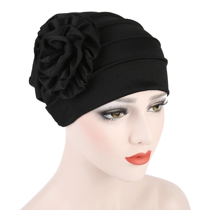 Mũ Beanie Trùm Đầu Họa Tiết Hoa Phong Cách Hồi Giáo Cho Nữ