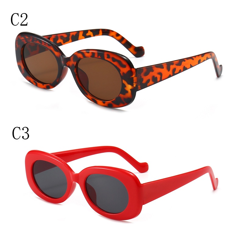 Mới Kính Mát Gọng Oval Thời Trang Dành Cho Nam Và Nữ