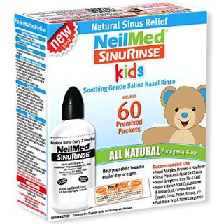 Bộ rửa mũi neilmed kids kèm theo 60 gói muối
