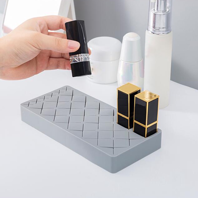 Giá Đỡ Cọ Trang Điểm/Mỹ Phẩm Đa Năng Bằng Silicon Tiện Dụng