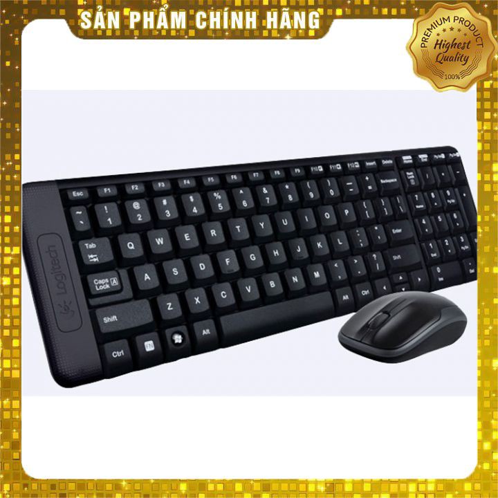 [ HÀNG CHÍNH HÃNG ] Combo Bàn Phím Chuột Không Dây Logitech MK220