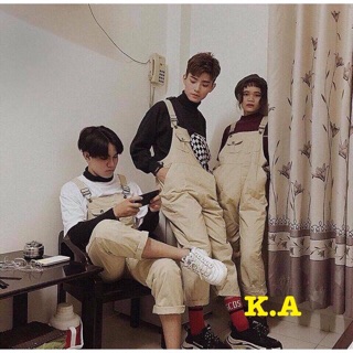 Yếm kaki 2 túi