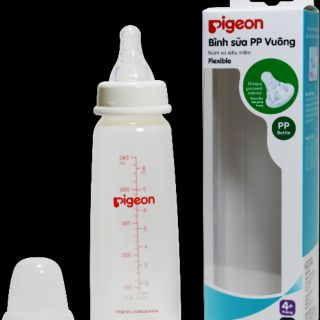 Bình sữa PP Vuông cổ hẹp 240ml (M)