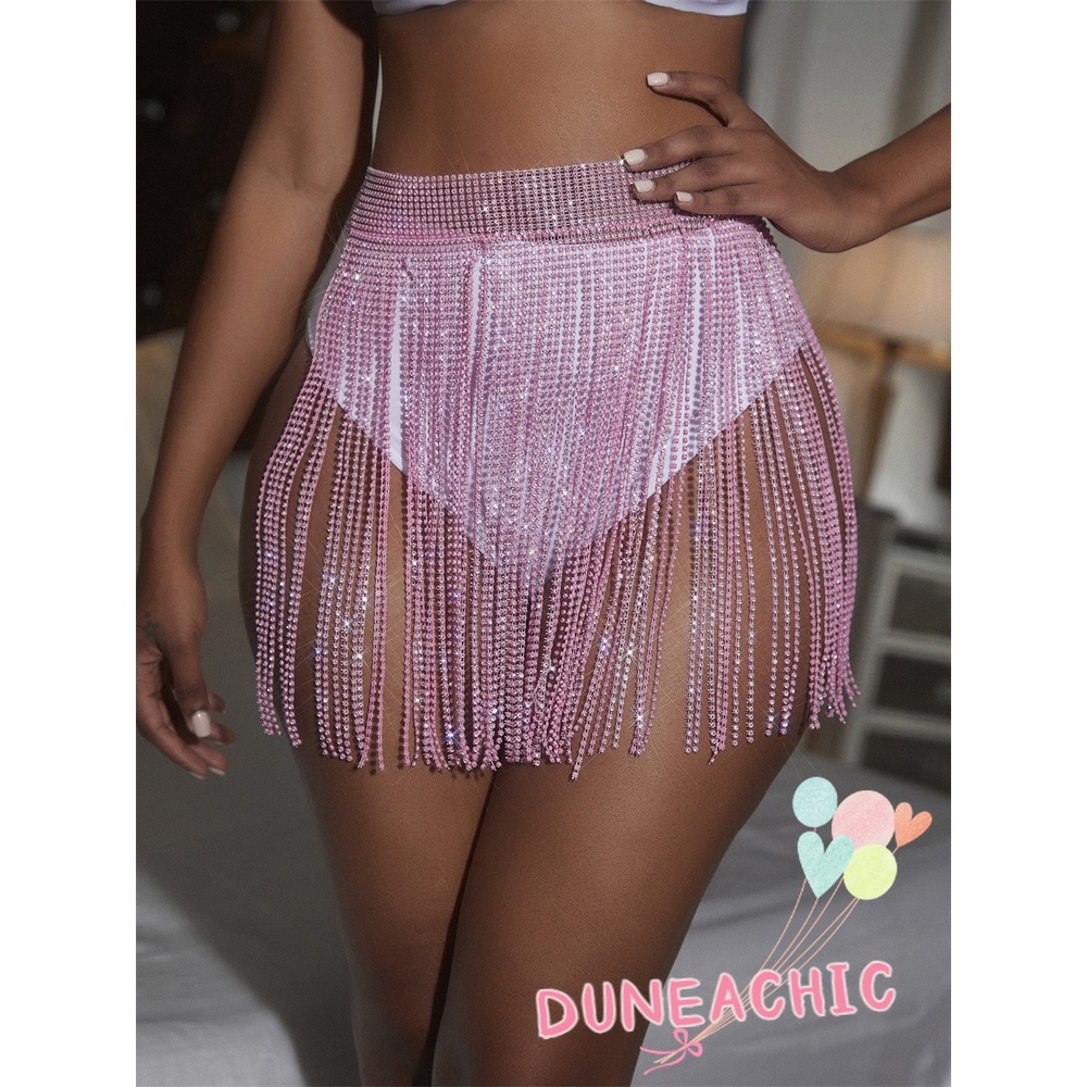 DUNEA Chân váy dunea709 đính kim sa lấp lánh quyến rũ