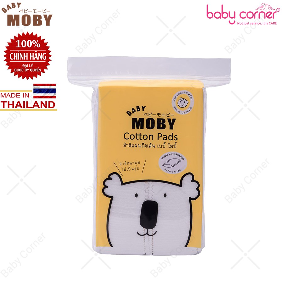 Bông Miếng Moby Baby Cỡ Nhỏ 100 Miếng/ Gói