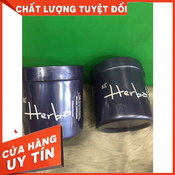 hấp dầu tóc thảo dược 1000ml  HŨ MÀU XANH (công ty lk)dùng để hấp và xả đều ok giúp tóc mềm bóng mượt mùi thơm nhẹ nhàng