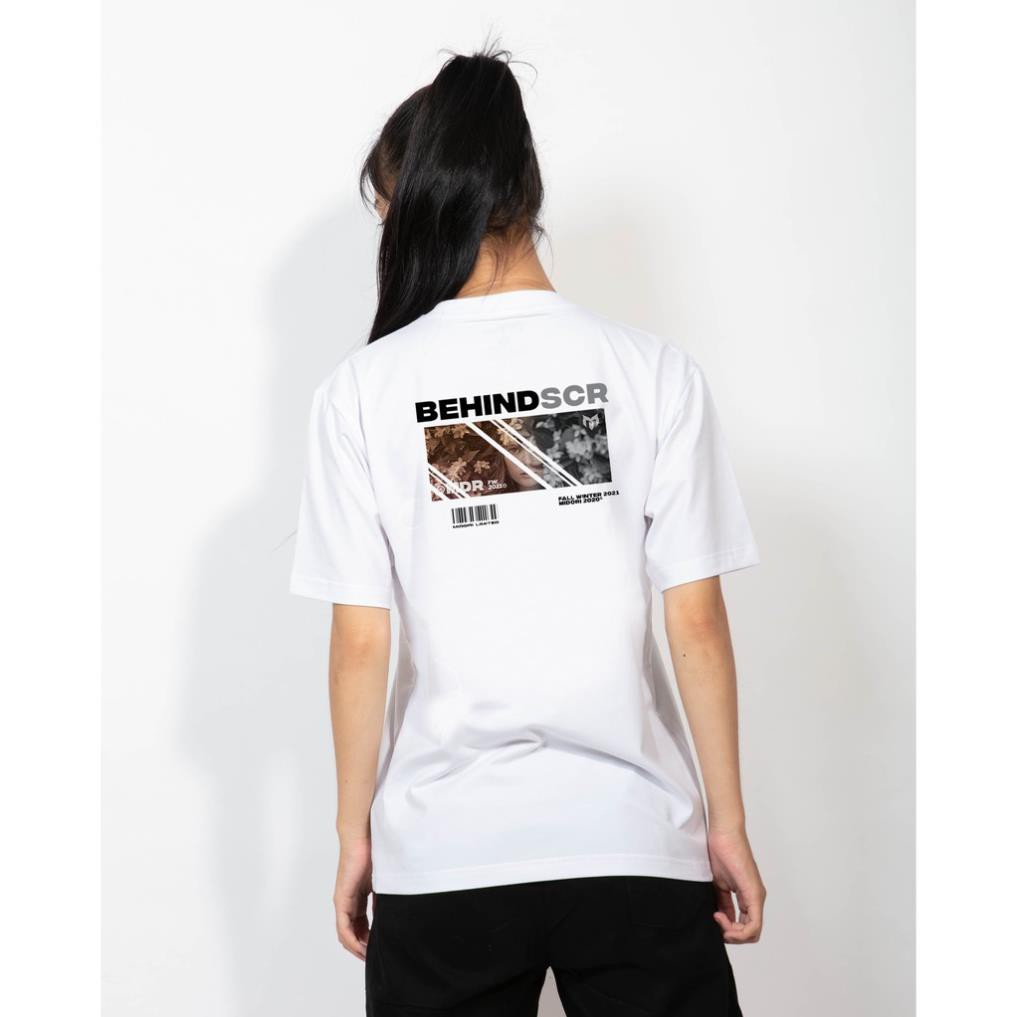 Áo phông form rộng tay lỡ Nam Nữ thun Unisex Behind SCR Local Brand Chính hãng M Studio