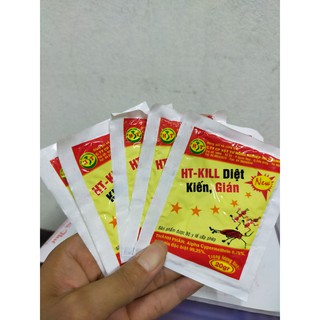 Set 5 gói Thuôc' xử lý kiến, gián , côn trùng