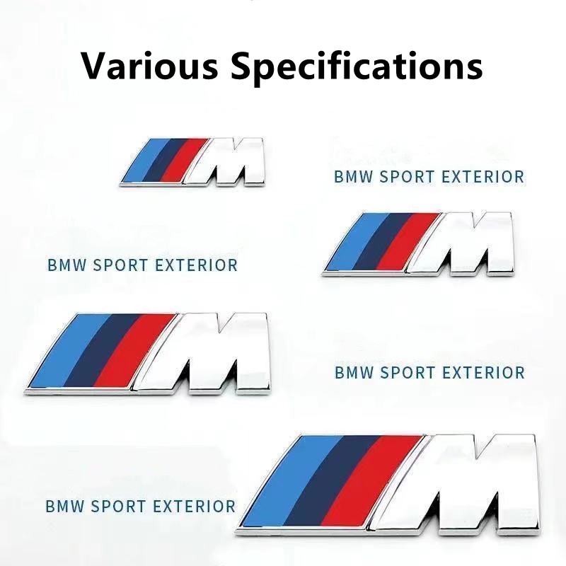 3D Độc Đáo Trang Trí Cho Xe Hơi Bmw M1 M2 M3 M4 M5 M6 X1 X2 X3 X4 X5 X6 Chữ Bằng Kim Loại Dán Trang Trí Cho Xe