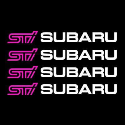 Đề can dán trang trí xe ô tô Subaru Forester Impreza