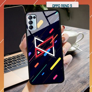 Ốp lưng kính 3d oppo reno 5