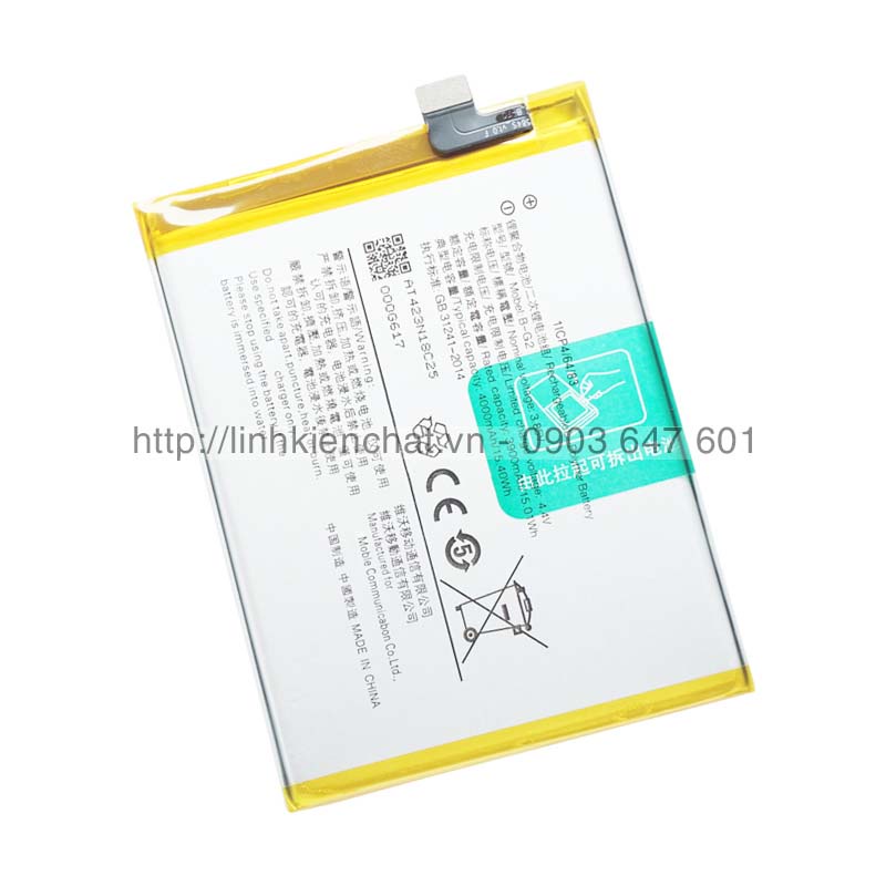 Pin Vivo V15 Vivo 1819 4000mAh Zin - Hàng nhập Khẩu