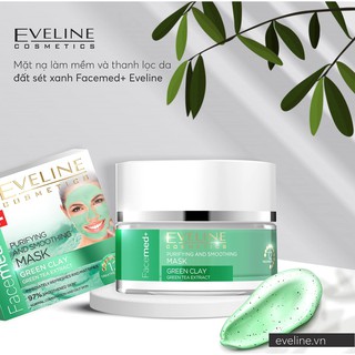 Mặt nạ đất sét trà xanh Eveline Facemed+ 5.0