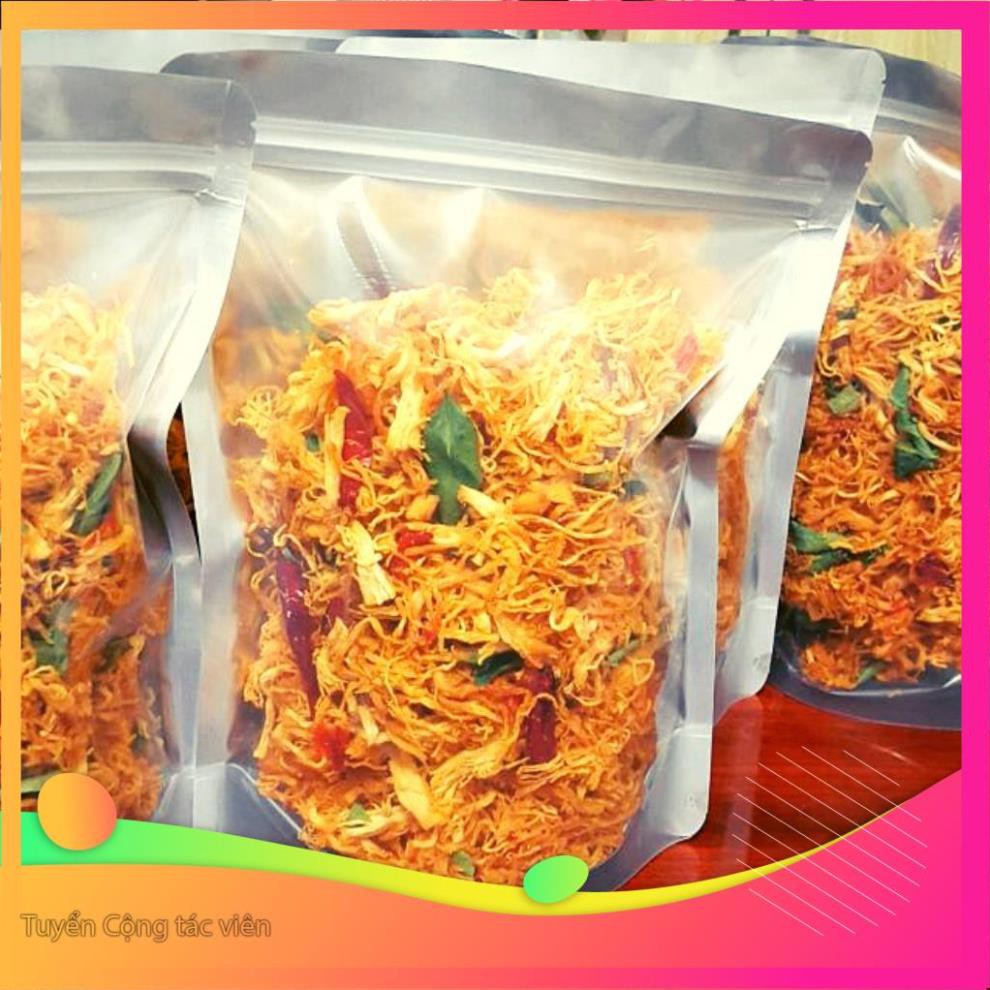 Khô gà lá chanh cay hàng xuất khẩu 100gr | BigBuy360 - bigbuy360.vn