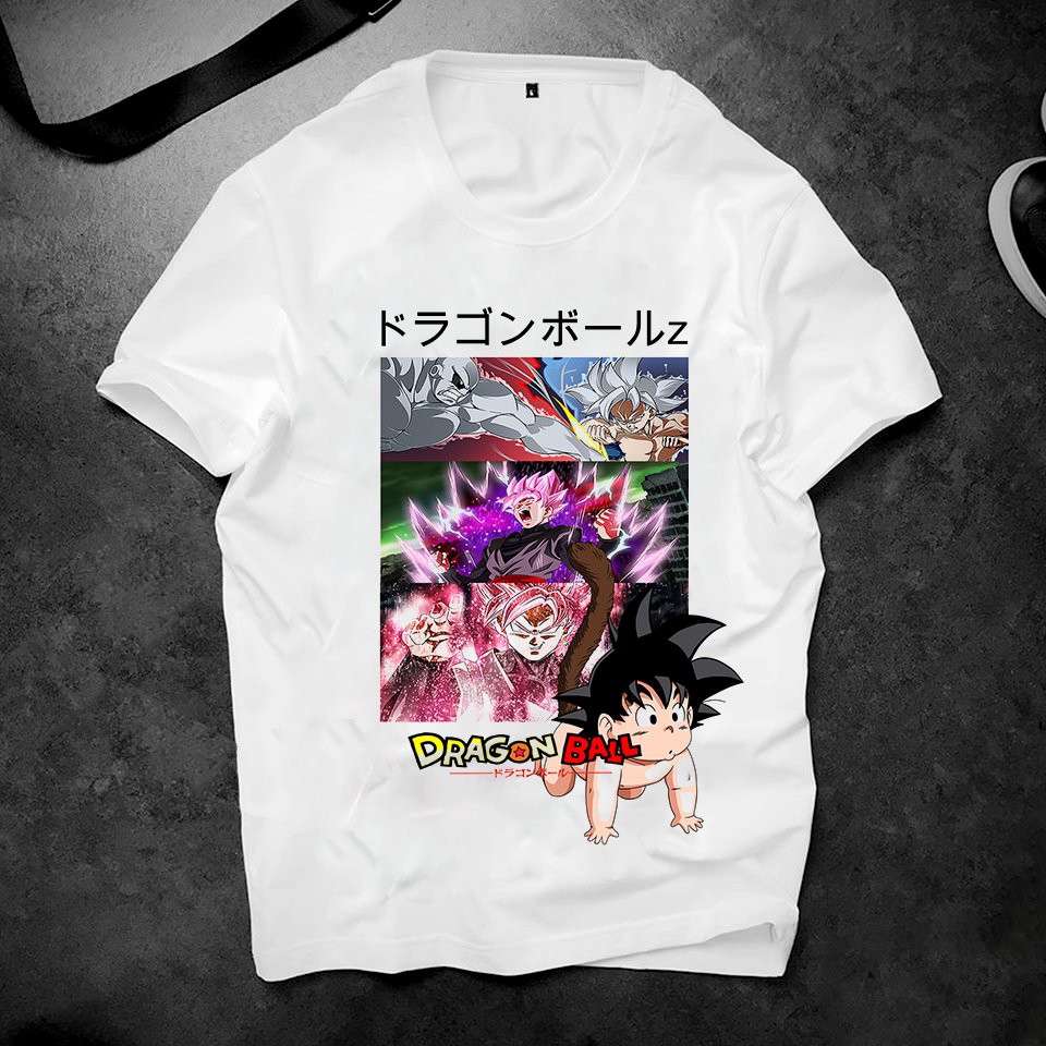 Áo thun form rộng unisex hình GoKu chất vải đẹp2019ts714