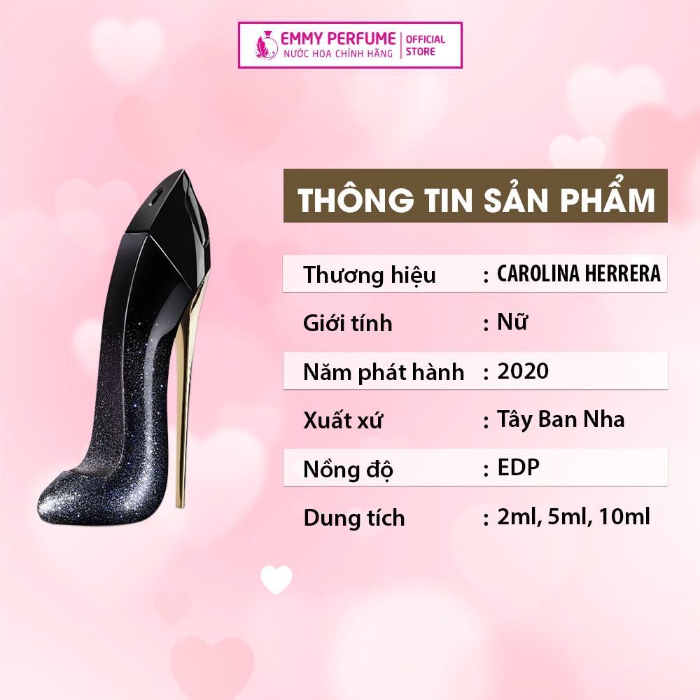 Nước hoa nữ Carolina Herrera Good Girl EDP/ Good Girl sᴜᴘʀᴇᴍᴇ Cô nàng Trẻ trung Cá tính Gợi cảm EmmyPer
