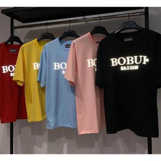 1hitshop áo thun unisex, áo phông form rộng, áo thun bobui phản quang có tem bobui