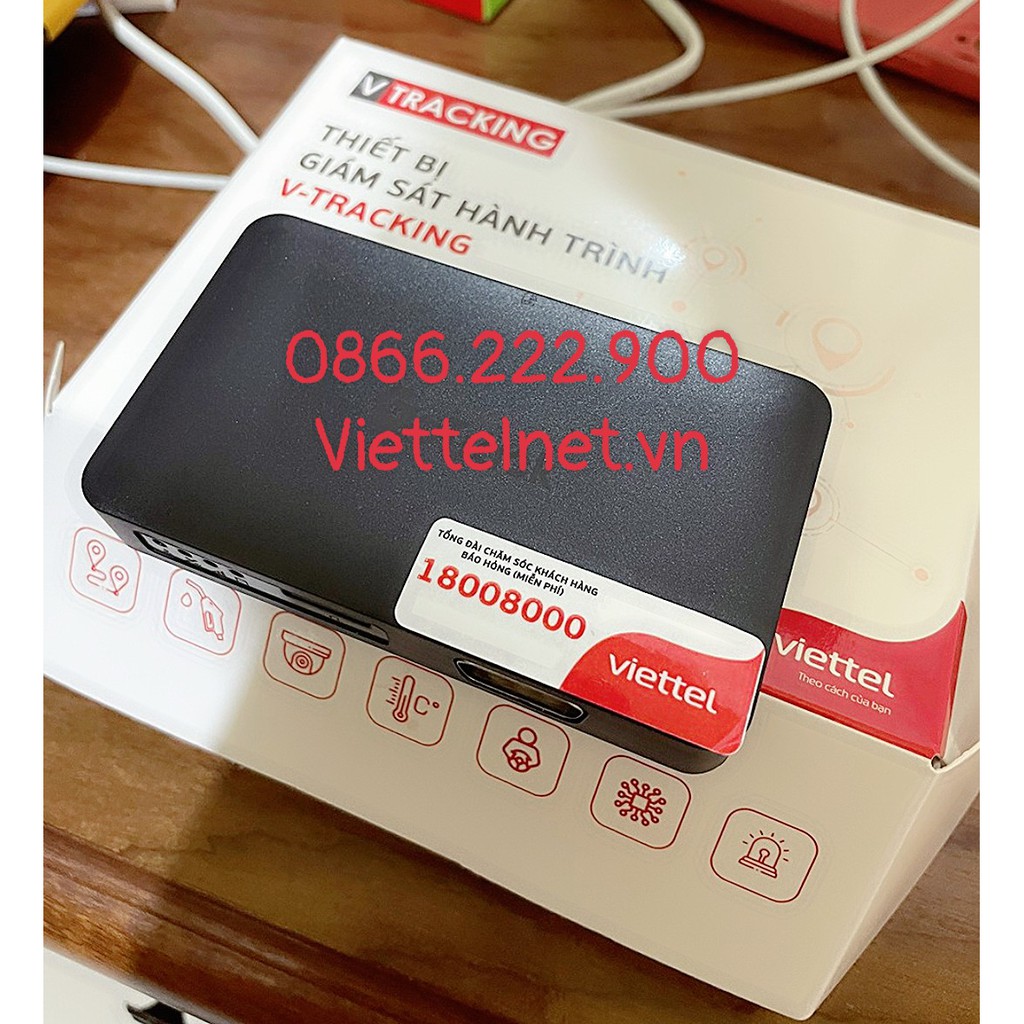 Hộp Đen 4G Giám Sát Hành Trình Viettel - Vtracking Viettel - định vị ô tô giá rẻ Viettel (SIM 4G 1 NĂM tặng thêm 3TH)