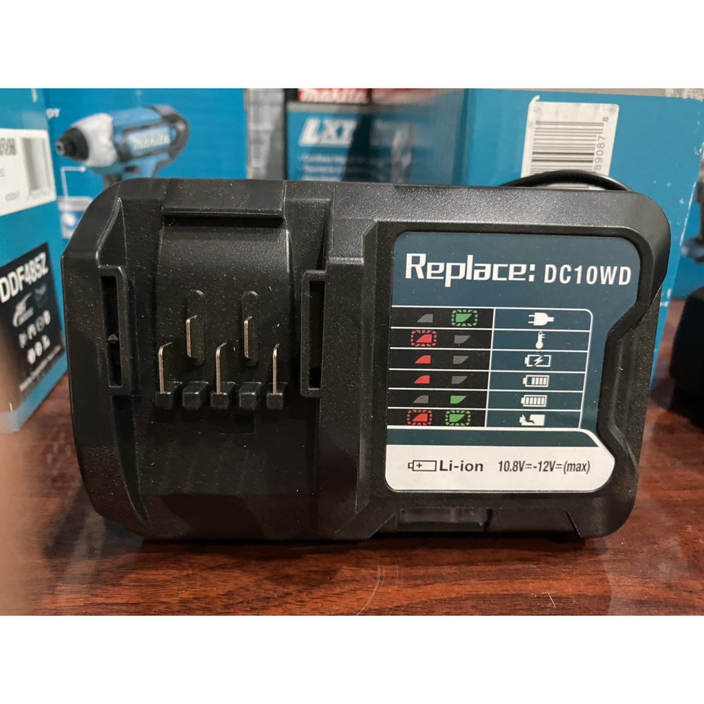 Sạc pin Makita DC10WD Max 10.8v - 12v Li-ion, pin trượt. BN.