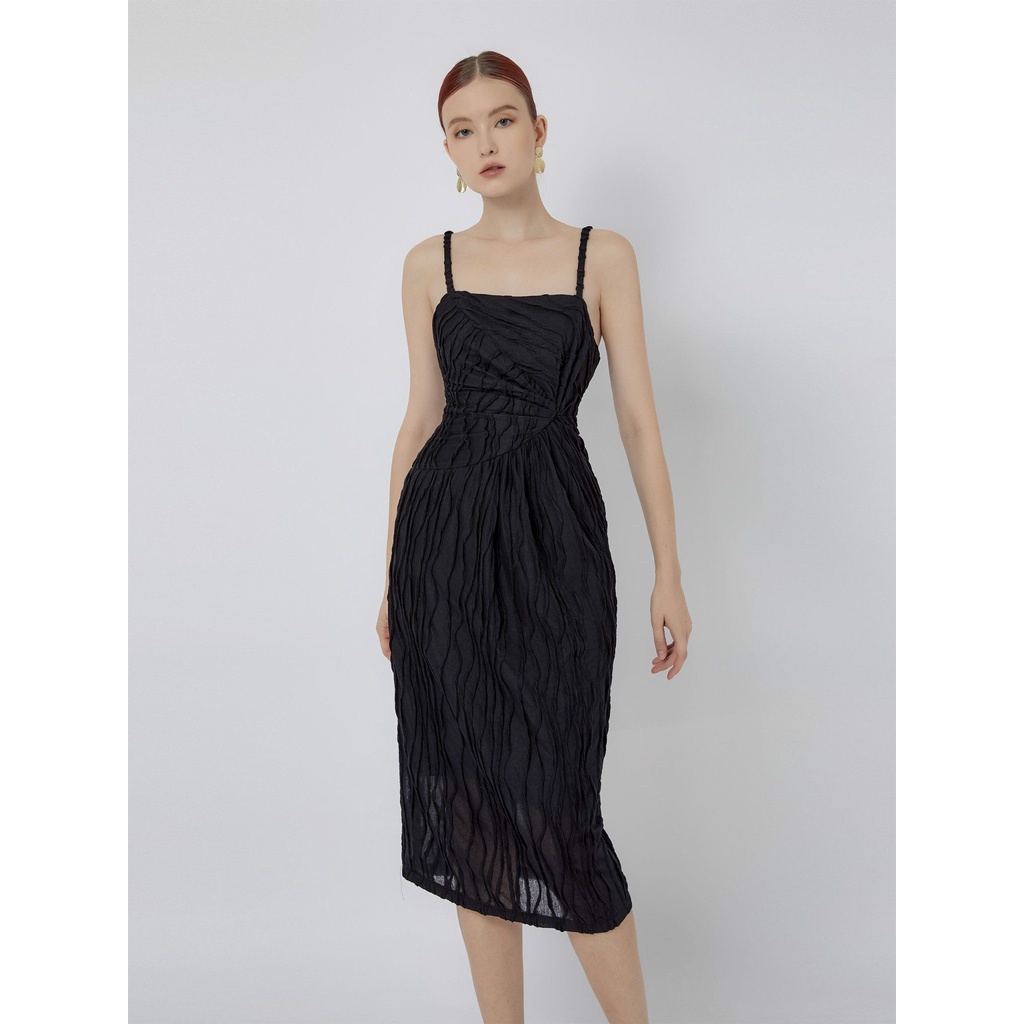 Đầm Nữ Hai Dây Sunset Waist Ruffled , Chất Vải Cotton Thoải Mái, WDD000019,SOMEHOW