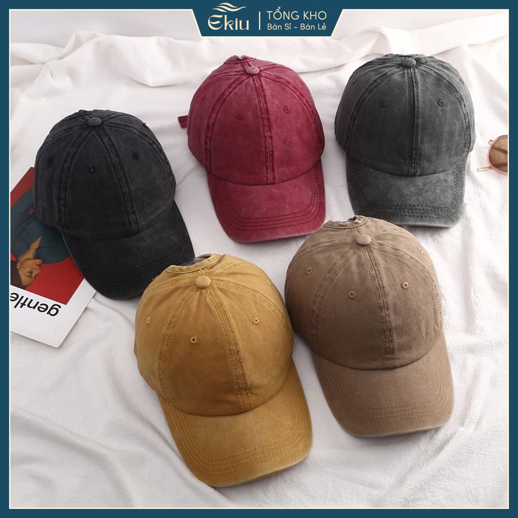 Mũ lưỡi trai nón kết trơn phong cách Hàn Quốc cổ điển unisex thích hợp cả nam nữ cá tính - Hot Shop