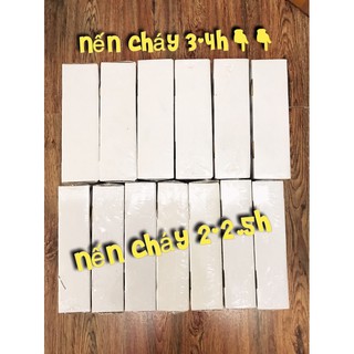 [TRẮNG] Hộp 100 viên nến cháy đến 3-4 giờ màu trắng