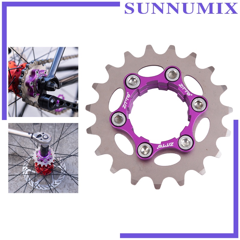 MTB Single 1 Speed Cassette Cog Fixed Gear Conversion Kit for 10/11s Hub