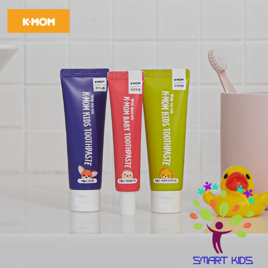 KEM ĐÁNH RĂNG TRẺ EM K-MOM 3-8 TUỔI (50G)