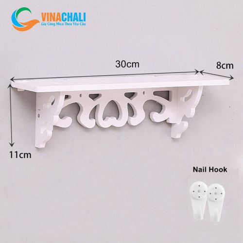 Kệ Trang Trí Treo Tường Hoa Văn