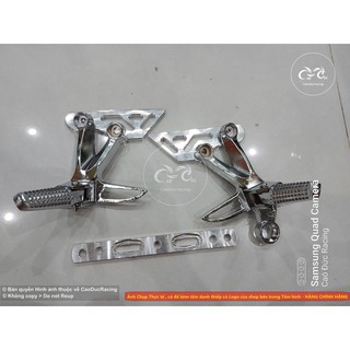 combo Gác chân raider xi crom và pass cnc cho ex150 ex135 exciter 150 135 ex155 vva
