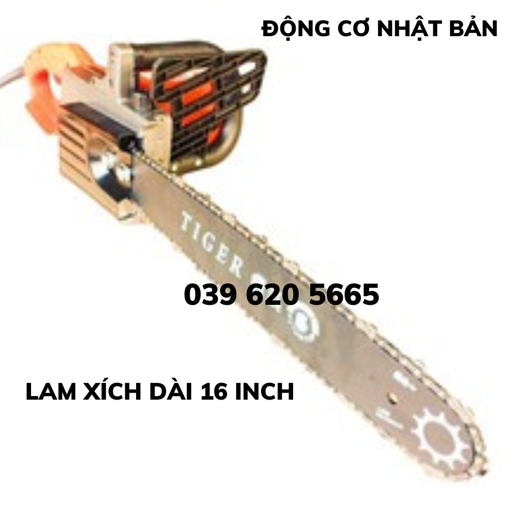 Máy cưa xích điện, cưa gỗ cầm tay 16 Inch Nhật Bản công suất lớn