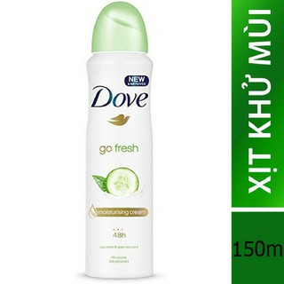 Xịt khử mùi Dove chai 150ml