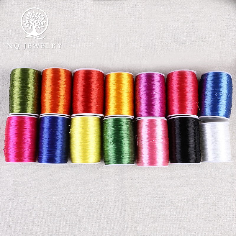 Cuộn cước thun (cước chun), dây thun, chỉ thun đan vòng phong thủy siêu lớn 1000 mét - NQ Jewelry